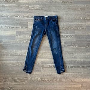 Zara Blue Skinny Jeans